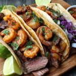 Delicious Shrimp and Steak Tacos