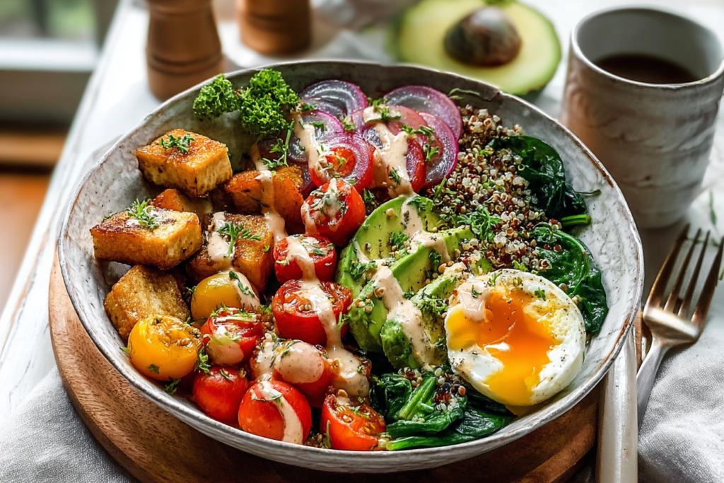 Savory Breakfast Bowl recipe for lunch