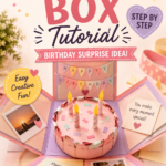 DIY Explosion Box Birthday Cake Tutorial  Creative Handmade Gift Idea for Him or Her