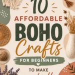 10 Affordable Boho Craft Ideas Easy DIY Projects for Beginners to Make and Sell