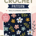 Free Wallflowers C2C Crochet Blanket Graph Pattern  Floral Crochet Chart Design