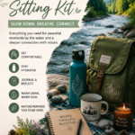 Crone Zone River Sitting Kit  Relaxing Nature Essentials for Mindful Outdoor Meditation