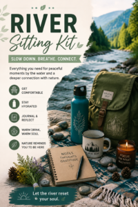 Crone Zone River Sitting Kit  Relaxing Nature Essentials for Mindful Outdoor Meditation