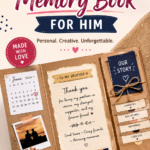 DIY Handmade Memory Book Gift Idea for Brother  Creative Scrapbook Keepsake Design