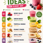 Healthy Smoothie Recipes Easy Everyday Ideas for Weight Loss, Energy  Wellness