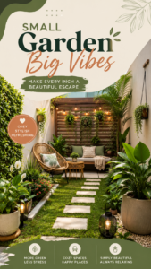 Small Garden Ideas to Transform Tiny Outdoor Spaces Into Cozy Backyard Retreats