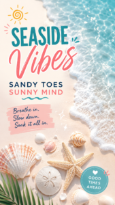 Seaside Vibes Inspiration Beautiful Beach Decor and Coastal Summer Aesthetic