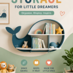 Whale Nursery Shelf Ideas Nautical Baby Room Decor  Storage Inspiration