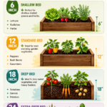 Raised Garden Bed Depth Guide Best Soil Depth for Vegetables  Root Crops