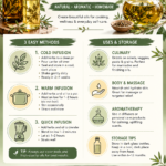 How to Make Infused Oils at Home Easy Herbal Oil Recipes, Uses  Storage Tips