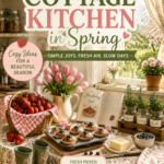 Inside the Cottage Kitchen in Spring  Cozy Aesthetic Spring Home Inspiration