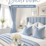 Dreamy Blue Bedroom Decor Ideas for a Calm, Cozy and Elegant Home Makeover