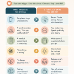 Family Caregiver Calm Map Simple Stress Relief Tips to Prevent Burnout Daily