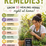Grow 10 Healing Herbs at Home Step-by-Step Medicinal Garden Guide for Beginners
