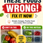 Stop Storing These Foods Wrong Food Storage Mistakes That Ruin Freshness