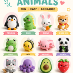Cute Mini Clay Animals DIY Crafts for Kids Easy Step by Step Projects