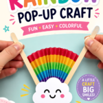 Easy DIY Paper Rainbow Craft for Kids  Simple Fun Preschool Art Project